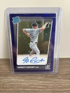 2021 Panini Donruss Optic Purple Stars Prizm /99 Garrett Crochet #RRS-GC Auto RC - Bild 1 von 2