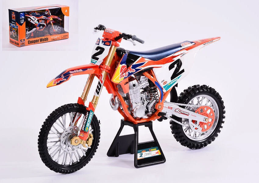 Red Bull KTM 450 SX/F #2 Factory Racing Team Cooper Webb 2019 1:6 Modell 49683 - Bild 1 von 1
