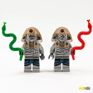 Lot of 2 Lego Pharaoh's Quest Mummy Warrior 2 Minifigure Minifig PHA011 7325 NEW - Picture 1 of 3