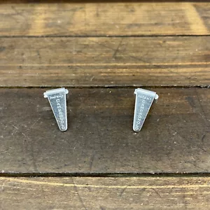 Vintage Campagnolo Record Toe Flip Tab Set Pedal Part Alloy Wing Italy Toe Clip - Picture 1 of 7