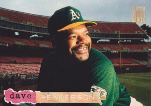 1994 Topps Stadium Club Golden Rainbow Baseball #253 Dave Henderson
