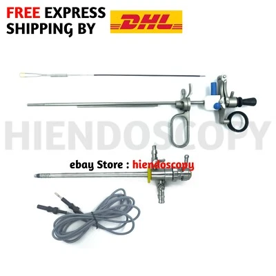 Elemento de Trabajo Monopolar Laparoscópico TURP Set 26FR Funda Exterior Interior y Lazo Foto 1 de 4