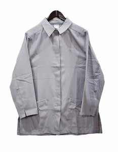 Mary Kay Silver/Light Grey Consultant Smock Lab Jacket - Medium - Picture 1 of 5