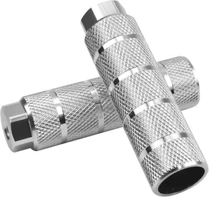 YMWALK Bike Pegs,2 Pieces Universal Aluminum Foot Pegs BMX Stunt Silver - Picture 1 of 7