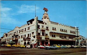 TIJUANA MEXICO AVANIDA REVOLUCION VINTAGE STREET SCENE POSTCARD - Picture 1 of 2