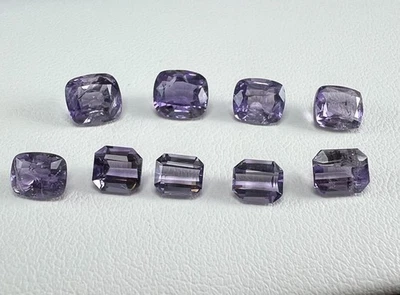 6.50 CT Fluorescent Scapolite  Cut Gemstones Lot  From Badakhshan Afghanistan - Image 1 of 4