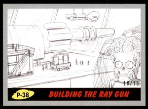 2017 Mars Attacks The Revenge Penciled Silver #P38 Building the Ray Gun /10 - Picture 1 of 2