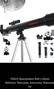 Tasco Spacestation Refractor Telescope Astronomy  - Picture 1 of 8