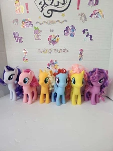 My Little Pony 2016 6" Brushable Manes Lot of 6 #4 - Picture 1 of 6