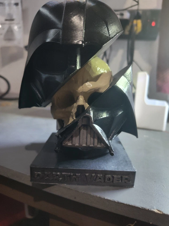 Bust Statue Of Darth Vader Helmet Skull Star Wars - Image 1 of 4