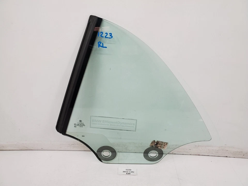 ✅ 08-13 OEM BMW E88 128 135 Convertible Trasero Izquierdo Piloto Cuarto Ventana Vidrio Foto 1 de 4