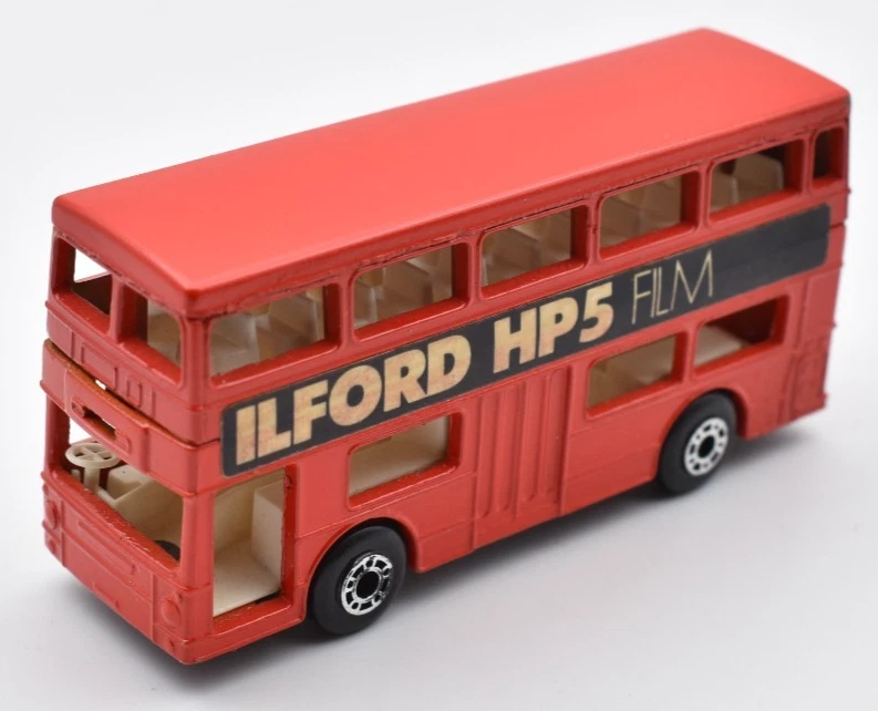 Matchbox Superfast #17 The Londoner London Bus red. Ilford HP5 Film. England - Image 1 of 4