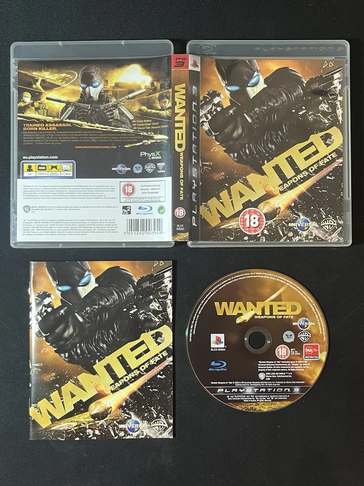 Wanted: Weapons Of Fate PS3 Game VGC UK PAL 🇬🇧 - Image 1 of 1