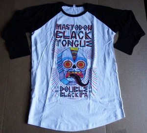 Mastodon Black Tongue 2014 Raglan Concert Tour Jersey Shirt New Never Worn hinds - Picture 1 of 13