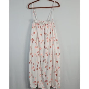Camisón Kate Schelter X LAKE Kisses Algodón Voile Talla M Blanco Camisón Bolsillos - Imagen 1 de 8