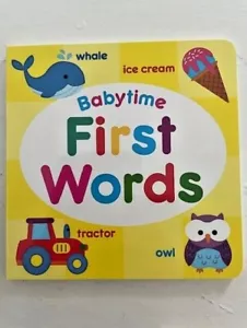MEINE ERSTEN WORTE BABYTIME BOARDBUCH. Früh lernendes Baby erste Wörter Buch - Bild 1 von 12