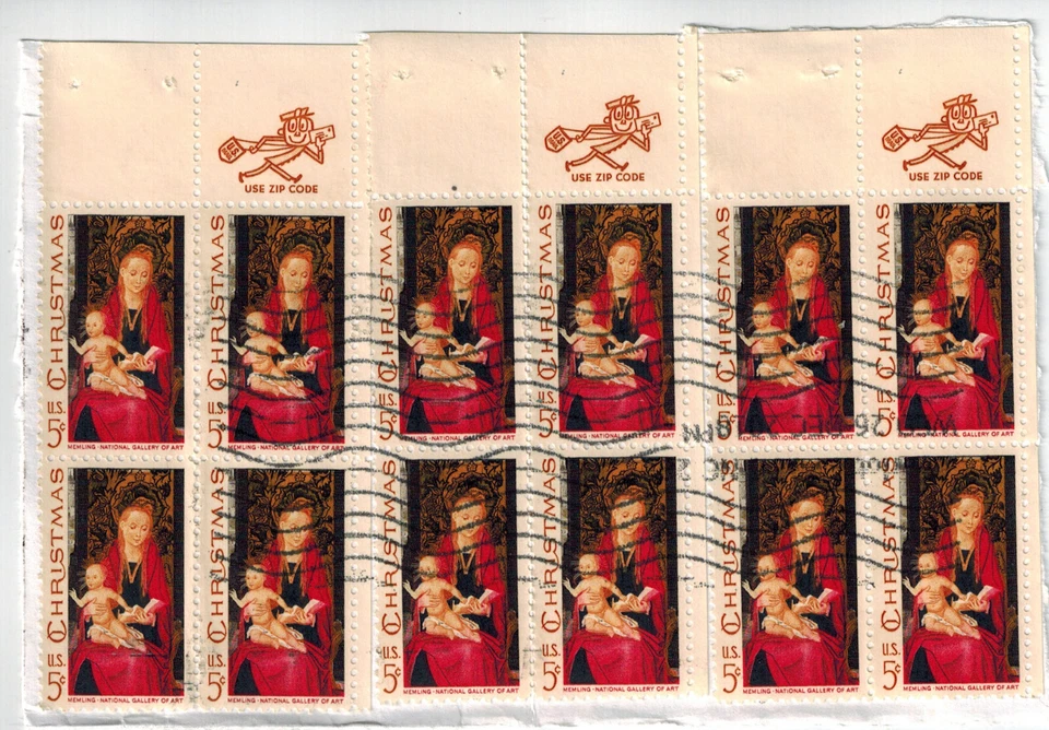 US STAMPS Scott 1336 three blocks of 4 (5 cents)   - Image 1 of 1