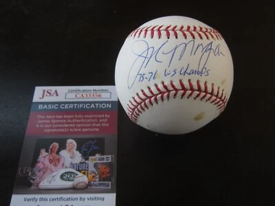 Joe Morgan Autograph Signed Auto Baseball Ball JSA (B23) Reds 75-76 WS Champs - Image 1 of 4