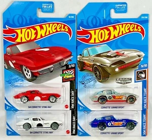 Hot Wheels - Corvette Sting Ray & Corvette Grand Sport '64 - 1ZAMAC 4 variaciones - Imagen 1 de 8