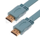 2Pcs 1.5M (2Pcs) Premium High Speed Flat Hdmi Cable 1080P Full Hd 720P L Blue