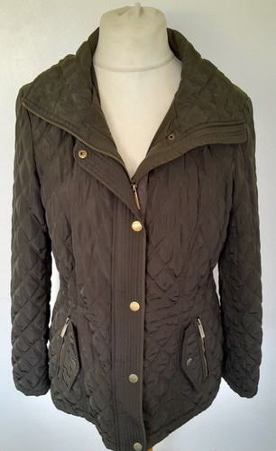 MICHAEL KORS Cappotto giacca leggermente imbottito verde taglia M 12