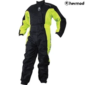 Richa Taifun One Piece wasserdicht Motorrad Regen über Anzug - gelb - Bild 1 von 4