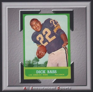 1963 Topps DICK BASS #39 card NM **Los Angeles Rams** TD89 - Picture 1 of 2