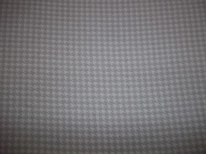 Handmade Flannel 2 piece crib sheet set, Gray/White Houndstooth/Polka Dot - Picture 1 of 2