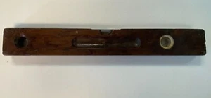 Vintage Wood Brass Level 18" x 2.5" - Picture 1 of 6