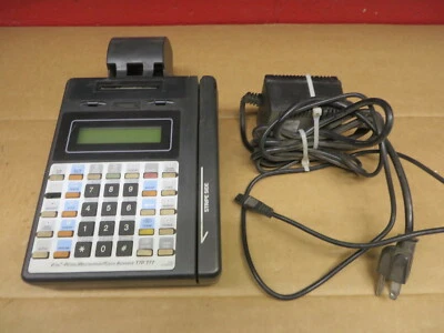HYPERCOM T7P   T 7 P point of sale terminal  T7PT77 + POWER SUPPLY POS TERMINAL - Image 1 of 4