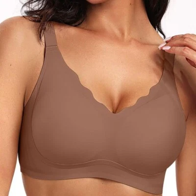 Women's Seamless No Underwire Push Up Bra Soft Wireless Comfort Bra Everyday Bra - Image 1 of 4