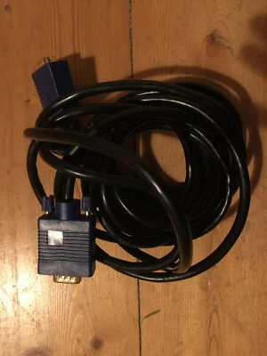 Monitorkabel 15pol - D-Sub-Stecker - Fernseher LCD Plasma, Computer, Beamer - Bild 1 von 4