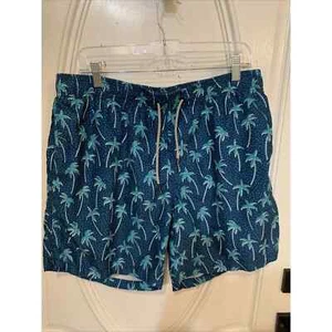 Maamgic Mens Swim Trunks Palm Tree Print Quick Dry Shorts 7" Inseam Size XL - Picture 1 of 8