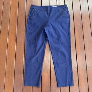 Greg Norman Size 12 Blue Golf Pants Straight Leg Womens Active Wear - Picture 1 of 7