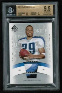 2003 SP Authentic #257 Chris Brown Rookie 3cl Patch #/850 BGS 9.5 Gem - Picture 1 of 1