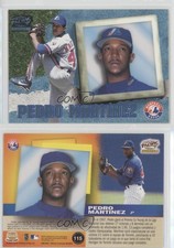 1998 Pacific Invincible Platinum Blue Pedro Martinez #115 HOF