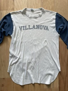 Vintage Villanova Wildcats Shirt Champion Blue Bar Medium - Picture 1 of 4