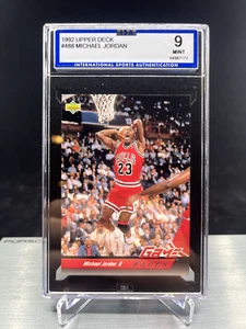 1992 MICHAEL JORDAN - Upper Deck #488 - ISA 9 - NM-MINT - Picture 1 of 2