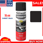 Rust Oleum Rubberized Undercoating Spray Grade Car Automotive Black Paint 15 oz