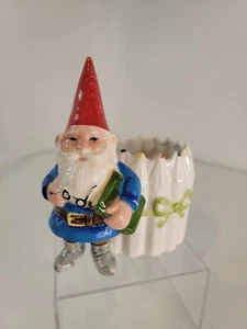Vintage Gnome Pencil Holder Pen Cup Office David Gnome Unieboek Gorham 1980 - Picture 1 of 12