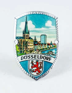 Clavo de palo emblema de palo placa de palo - Düsseldorf / escudo de armas - ARTÍCULO NUEVO - Imagen 1 de 1