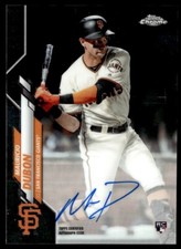 2020 Topps Chrome Autograph Mauricio Dubon Rookie Auto San Francisco Giants