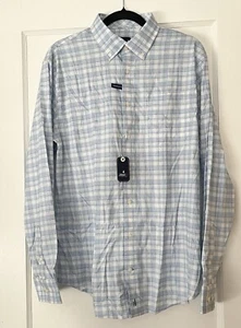 johnnie-O Performance Medium Button Up Shirt - Rawland Long Sleeve NWT $138 MSRP - Picture 1 of 8