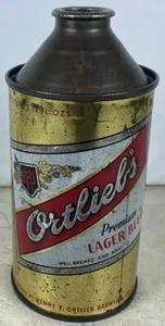 Vintage 1950's Cone Top Can Ortlieb's Beer Philadelphia, PA - Picture 1 of 7