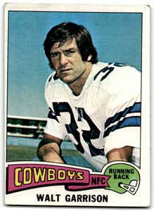 1975 Topps Walt Garrison Dallas Cowboys #341