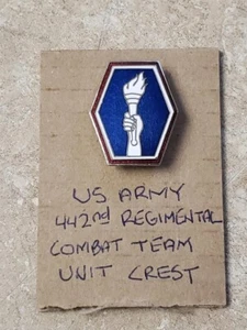 US Army 442nd Regimental Combat Team Unit Crest DUI - Picture 1 of 4