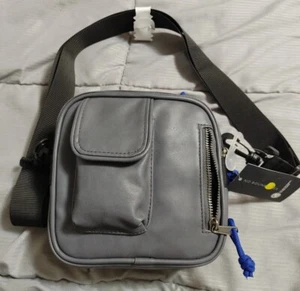 No Boundaries Grey/Blue Square Crossbody BAG Backpack NEW!! - Picture 1 of 12