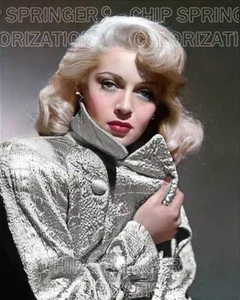 LANA TURNER IN THE POSTMAN ALWAYS RINGS TWICE COLOR PHOTO BY CHIP SPRINGER - Picture 1 of 1