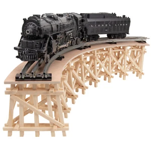 O Gauge Curved Bridge Fully Assembled For Lionel O31 Curved Tubular Steel Track - Picture 1 of 4