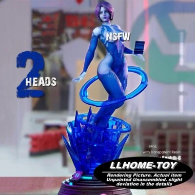 Cortana NSFW Resin 1:6 Scale Model Kit Unpainted 3d Print GK Statue Figure gift - Image 1 of 4